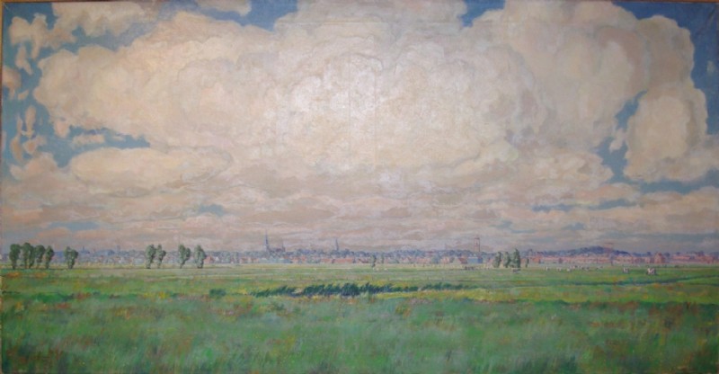 Goffe Struiksma, Skyline van Heerenveen, 1951
