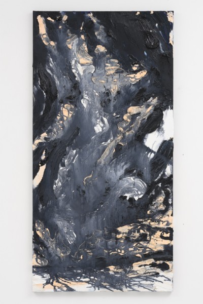 Darkness seduce me IV, 140 x 70 cm. oil on linen Ingrid Simons Photo Peter Cox 20211207 09