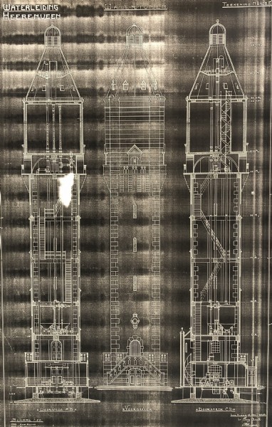 Bouwtekening watertoren