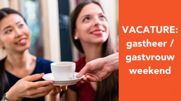 Vacature vrijwilliger gastheer/gastvrouw